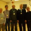1. Platz Dresdner GSV : Papperitz, Krause, Krabbe, Dr. Usbeck, DGS-Fachwart Mende